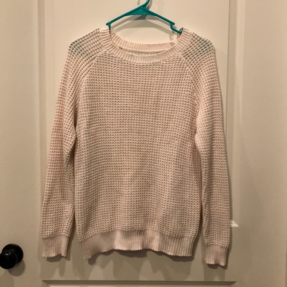 Cream knit sweater